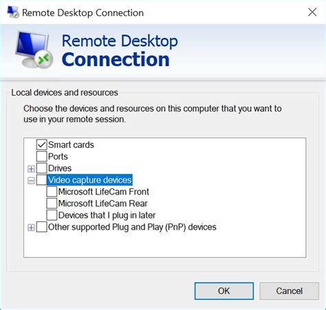 remote desktop disable smart card|RDS Device and Resource Redirection .